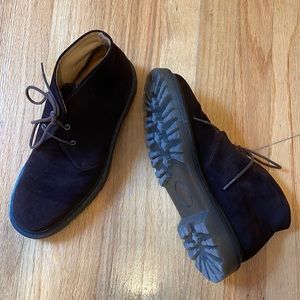 A.P.C. Brown suede chukka desert boots